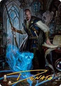 Mordenkainen Art Card (Gold-Stamped Signature), Art Series: Adventures in the Forgotten Realms