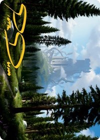 Forest (61/81) Art Card (Gold-Stamped Signature), Art Series: Adventures in the Forgotten Realms