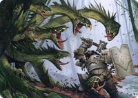 Lair of the Hydra Art Card, Art Series: Adventures in the Forgotten Realms