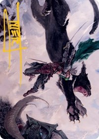 Drizzt Do'Urden Art Card (Gold-Stamped Signature), Art Series: Adventures in the Forgotten Realms