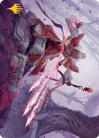 Magic Missile Art Card (Gold-Stamped), Art Series: Adventures in the Forgotten Realms