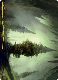 Forest (55/81) Art Card (Gold-Stamped Signature), Art Series: Adventures in the Forgotten Realms