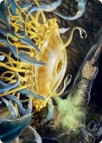 Flumph Art Card (Gold-Stamped Signature), Art Series: Adventures in the Forgotten Realms