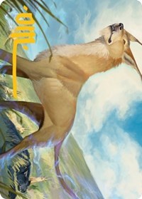 Blink Dog Art Card (Gold-Stamped Signature), Art Series: Adventures in the Forgotten Realms