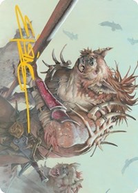 Gnoll Art Card (Gold-Stamped Signature), Art Series: Adventures in the Forgotten Realms