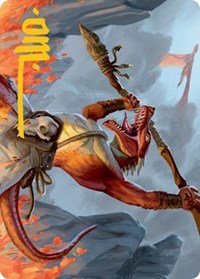 Kobold Art Card (Gold-Stamped Signature), Art Series: Adventures in the Forgotten Realms