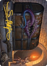 Mimic Art Card (Gold-Stamped Signature), Art Series: Adventures in the Forgotten Realms