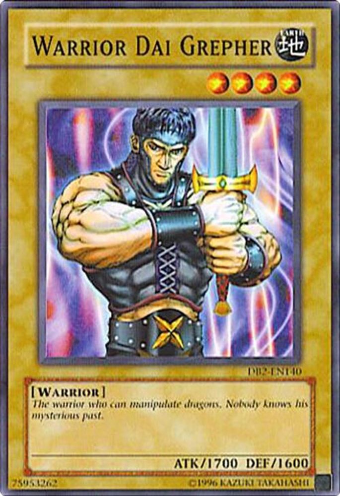 Warrior Dai Grepher, Unlimited, front