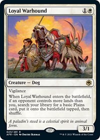 Loyal Warhound, Promo Pack: Adventures in the Forgotten Realms