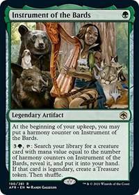 Instrument of the Bards, Promo Pack: Adventures in the Forgotten Realms