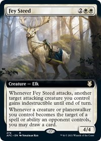 Fey Steed (Extended Art), Commander: Adventures in the Forgotten Realms