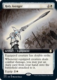 Holy Avenger (Extended Art), Commander: Adventures in the Forgotten Realms