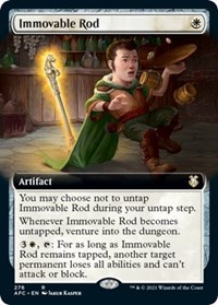 Immovable Rod (Extended Art), Commander: Adventures in the Forgotten Realms