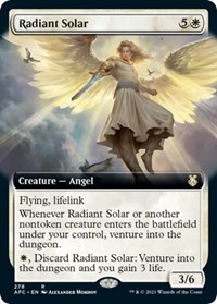 Radiant Solar (Extended Art), Commander: Adventures in the Forgotten Realms