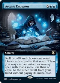 Arcane Endeavor (Extended Art), Commander: Adventures in the Forgotten Realms