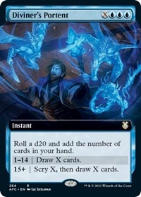 Diviner's Portent (Extended Art), Commander: Adventures in the Forgotten Realms
