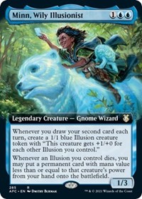 Minn, Wily Illusionist (Extended Art), Commander: Adventures in the Forgotten Realms