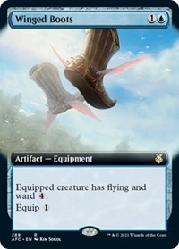 Winged Boots (Extended Art), Commander: Adventures in the Forgotten Realms