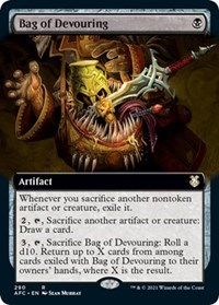 Bag of Devouring (Extended Art), Commander: Adventures in the Forgotten Realms