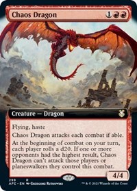 Chaos Dragon (Extended Art), Commander: Adventures in the Forgotten Realms
