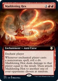 Maddening Hex (Extended Art), Commander: Adventures in the Forgotten Realms
