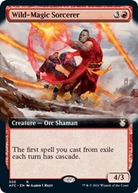 Wild-Magic Sorcerer (Extended Art), Commander: Adventures in the Forgotten Realms