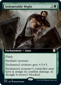 Indomitable Might (Extended Art), Commander: Adventures in the Forgotten Realms