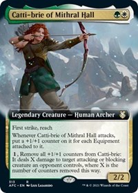 Catti-brie of Mithral Hall (Extended Art), Commander: Adventures in the Forgotten Realms