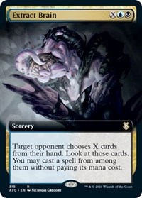 Extract Brain (Extended Art), Commander: Adventures in the Forgotten Realms