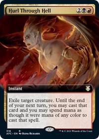 Hurl Through Hell (Extended Art), Commander: Adventures in the Forgotten Realms