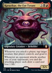 Karazikar, the Eye Tyrant (Extended Art), Commander: Adventures in the Forgotten Realms