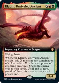 Klauth, Unrivaled Ancient (Extended Art), Commander: Adventures in the Forgotten Realms