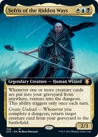 Sefris of the Hidden Ways (Extended Art), Commander: Adventures in the Forgotten Realms