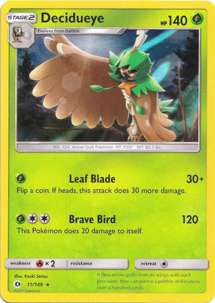 Decidueye - 11/149 (Water Web Holo)
