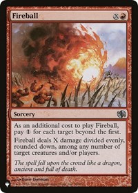 Fireball (DD2), The List Reprints