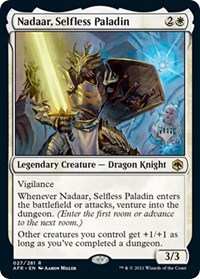 Nadaar, Selfless Paladin, Promo Pack: Adventures in the Forgotten Realms