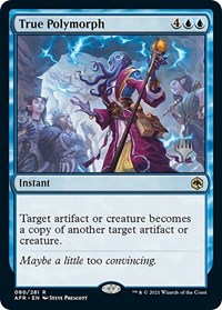 True Polymorph, Promo Pack: Adventures in the Forgotten Realms
