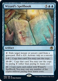 Wizard's Spellbook, Promo Pack: Adventures in the Forgotten Realms