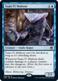 Yuan-Ti Malison, Promo Pack: Adventures in the Forgotten Realms