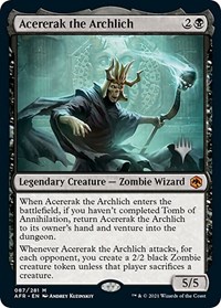 Acererak the Archlich, Promo Pack: Adventures in the Forgotten Realms