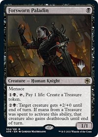Forsworn Paladin, Promo Pack: Adventures in the Forgotten Realms