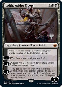 Lolth, Spider Queen, Promo Pack: Adventures in the Forgotten Realms