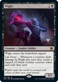 Wight, Promo Pack: Adventures in the Forgotten Realms