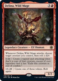 Delina, Wild Mage, Promo Pack: Adventures in the Forgotten Realms