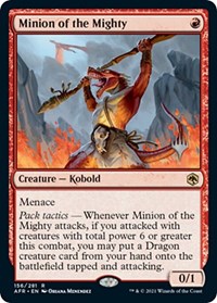 Minion of the Mighty, Promo Pack: Adventures in the Forgotten Realms