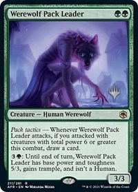 Werewolf Pack Leader, Promo Pack: Adventures in the Forgotten Realms