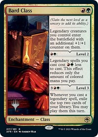 Bard Class, Promo Pack: Adventures in the Forgotten Realms