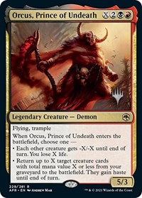 Orcus, Prince of Undeath, Promo Pack: Adventures in the Forgotten Realms