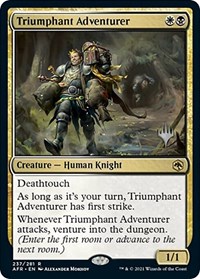 Triumphant Adventurer, Promo Pack: Adventures in the Forgotten Realms