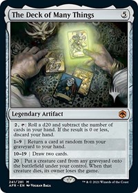 The Deck of Many Things, Promo Pack: Adventures in the Forgotten Realms